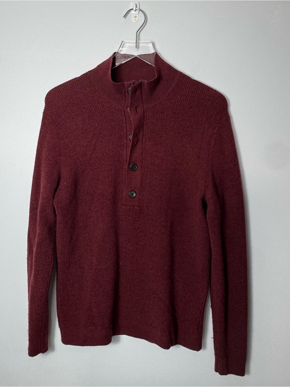 Theory Men’s Wool Polo style sweater size M 2240